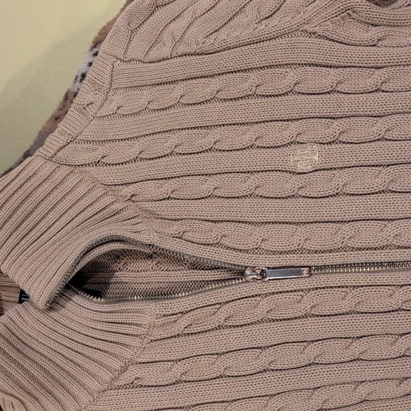 Ralph Lauren Cable Knit Tan Sweater - Picture 4 of 9